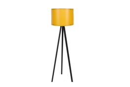 Opviq Lámpara de Pie Escandinava Amarillo y Negro